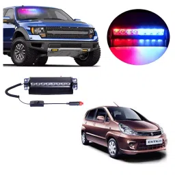 Cartronics 8 LED  Red Blue  Police Flasher Light for Maruti Suzuki Zen Estilo-image-83