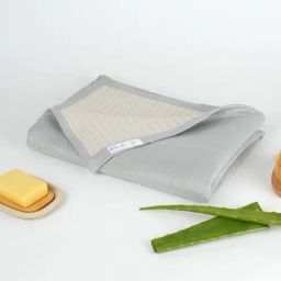 Doctor Towels Aloevera Double Cloth Stripes Frosted Grey Bath Towel-image-59