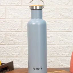 Femora Melissa Grey Stainless Steel Double Insulated Water Bottle - 900 ml-20