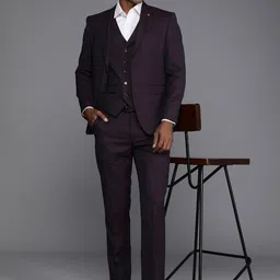 Louis Philippe Men Slim Fit 3-Piece Set-31