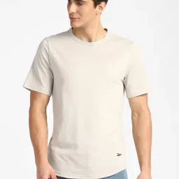 Reebok Beige Round Neck T-Shirt-image-11