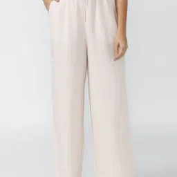 Van Heusen Beige High Rise Flared Pants-picture-30