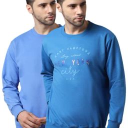 Vimal Jonney Blue Regular Fit Printed Sweatshirts - Pack of 2-image-56