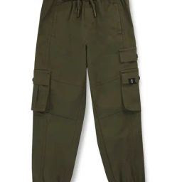 Gini & Jony Boys Green Solid Trousers-image-8
