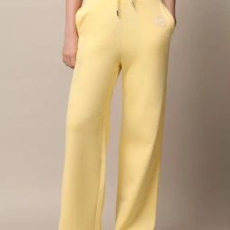 Only Yellow Graphic Print Sweatpants-image-95
