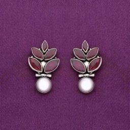 Kai Jewel Sterling Silver Stylish Pearly Drop Earrings for Women-image-7