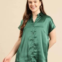 Qurvii Green Casual Shirt-picture-21