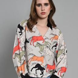 Izel Multi Regular Fit Animal Print Casual Shirt-image-47