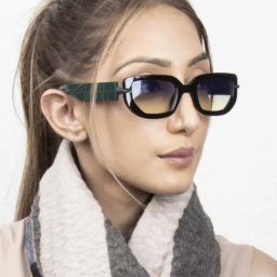 Ted Smith Multi Rectangular UV Protection Unisex Sunglasses-16