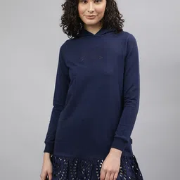 Beverly Hills Polo Club Hooded Peplum Pullover Sweatshirt-picture-50