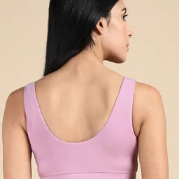 &CIRCUS Medium Coverage Non Padded Wireless Micro Modal Maternity Bra image 4