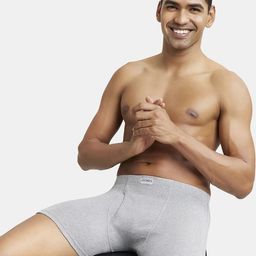 Jockey Men Grey Melange Solid Trunks 8008-0105-picture-19