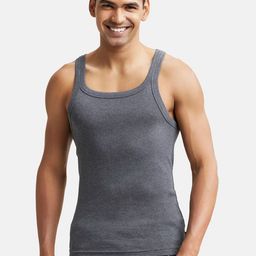 Jockey Super Combed Cotton Rib Square Neckline Gym Vest US26-0105-image-55