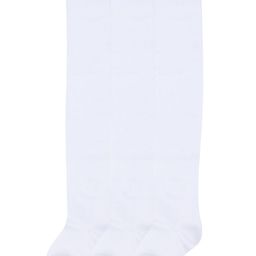 Bonjour Girls Pack Of 3 White Solid Knee Length Socks-image-111