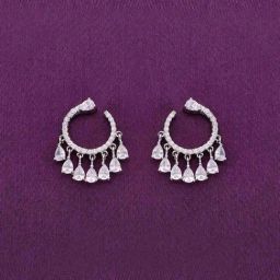 Kai Jewel Sterling Silver Dancing Tear Drop Crystal Drop Earrings for Women-12