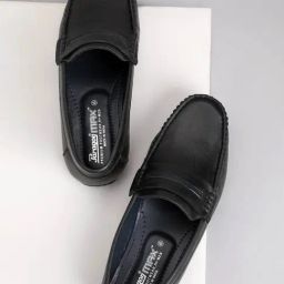 Paragon Men's Black Casual Loafers-image-92