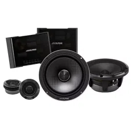 Alpine Status 300 W 6.5 inch 2-Way Component Speaker System Black, HDZ-65C-2
