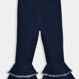 MiArcus Girls Blue Solid Jeggings-image-88