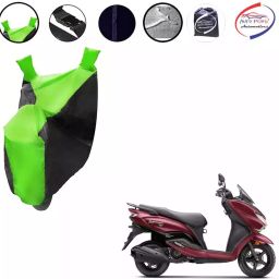 Auto Pearl Waterproof Two Wheeler Cover For Suzuki Burgman Street 125 (Green & Black)-image-62