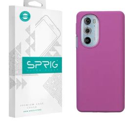 Sprig Liquid Silicone Back Cover for Motorola Edge 30 Pro (Purple)-image-45