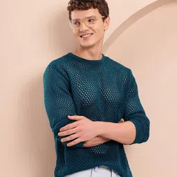 Mast & Harbour Open-Knit Pullover-picture-31