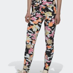 Adidas Originals Multicolored Cotton Printed Sports Tights-picture-23