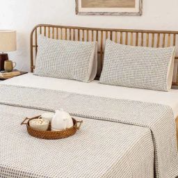 House This Girnar Dark Blue 150 TC Cotton Double Bedcover-picture-13