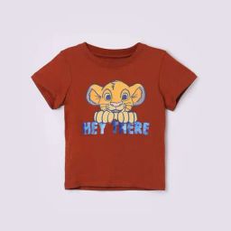 Juniors by Lifestyle Boys Rust Cotton Character Based T Shirt-picture-44