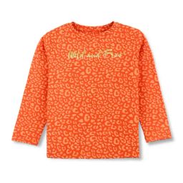 Gini & Jony Kids Orange Printed Full Sleeves Top-picture-28