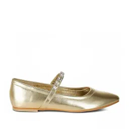 Rag & Co Women's Gold Mary Jane Shoes-picture-29