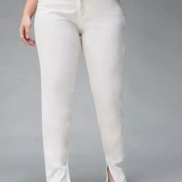 Miss Chase A+ White Denim Skinny Fit Jeans-image-87
