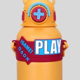 Little Surprise Box Trendy Yellow Stainless Steel Water Bottle (550 ml)-image-83