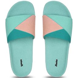 Bata Women's E- IVRY Green Slides-picture-36
