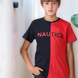 Nautica Boys Colourblocked T-shirt-image-38