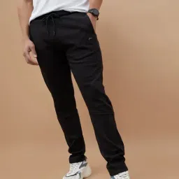 Fame Forever by Lifestyle Men's Black Trackpants-image-3