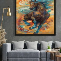 999Store Printed Brown Canvas Wall Art-28