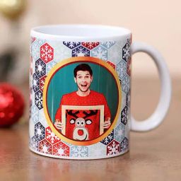 FNP Multicolor Ceramic Personalised Christmas Special Mug (325ml)-image-40