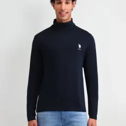U.S. Polo Assn. Denim Co. Blue Cotton Slim Fit T-Shirt-picture-32