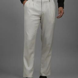 Louis Philippe Grey Regular Fit Trousers-image-66
