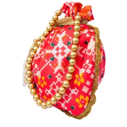 NR by Nidhi Rathi Multi Printed Potli image 5