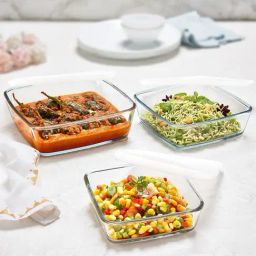 ?Borosil ?Transparent Glass Baking Dish (800 ML)-image-38