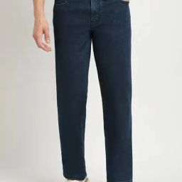 The Bear House Blue Cotton Straight Fit Jeans-image-57