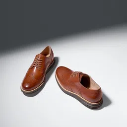 Cole Haan Men ORIGINALGRAND REMASTERED WINGTIP Brown Derby Shoes-image-65