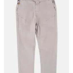 Angel & Rocket Kids Grey Solid Chino Pants-image-20