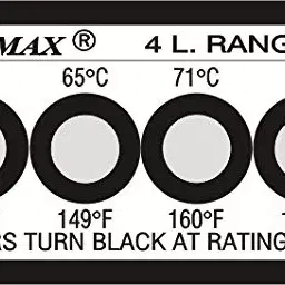Thermax 60°C to 77°C Level Strips Indicator 4 level MM B-20