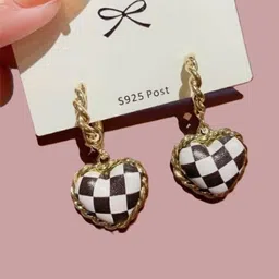Amrav Heart Shaped Drop Earrings-picture-46