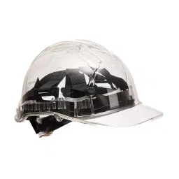 Portwest PV64 Peak View Plus Clear Ratchet Hard Hat PV64CLR-picture-22
