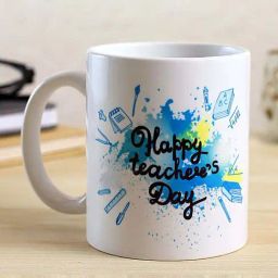FNP White Ceramic Happy Teacher's Day Mug (325ml)-image-49