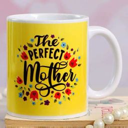 FNP Yellow Ceramic The Perfect Mom Mug (325ml)-14
