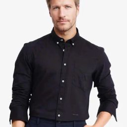 Rare Rabbit Black Regular Fit Solid Shirt-image-24